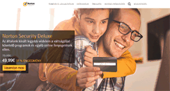 Desktop Screenshot of hu.norton.com