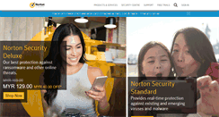 Desktop Screenshot of malaysia.norton.com