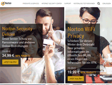 Tablet Screenshot of de.norton.com