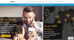 Desktop Screenshot of nz.norton.com